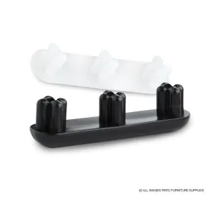 2 1/4" x 9/16" Domed Glide