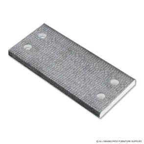 Rocker Spring Plate HD - 2 1/2" x 5.12" Pre-Drilled Heavy Duty
