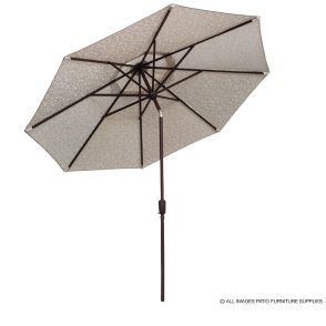 9-Foot  Aluminum Push Button Tilt Umbrella